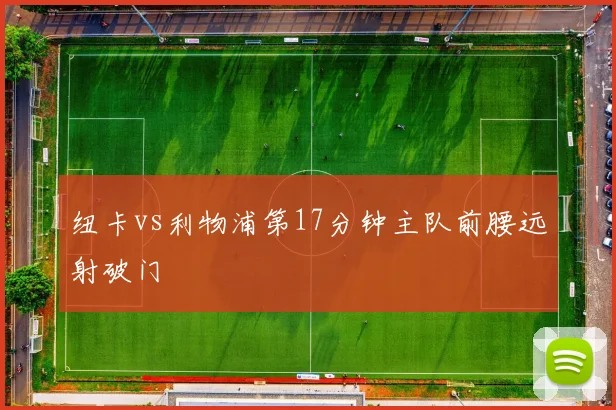 纽卡vs利物浦第17分钟主队前腰远射破门